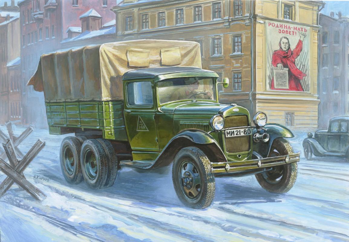 GAZ-AAA Soviet Truck GAZ-AAA Soviet Truck von Zvezda