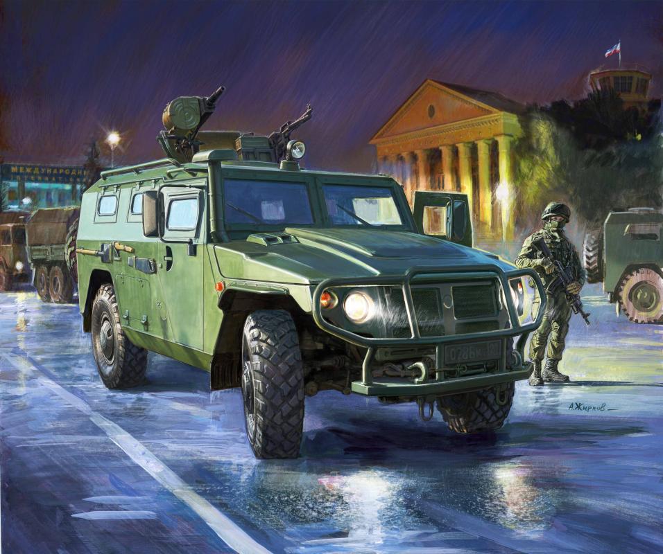 GAZ-Tiger Rus.Infant. Mobil.Vehicle GAZ-Tiger Rus.Infant. Mobil.Vehicle von Zvezda