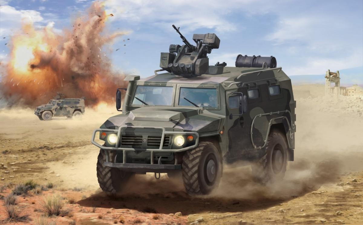 GAZ Tiger w/Arbalet GAZ Tiger w/Arbalet von Zvezda