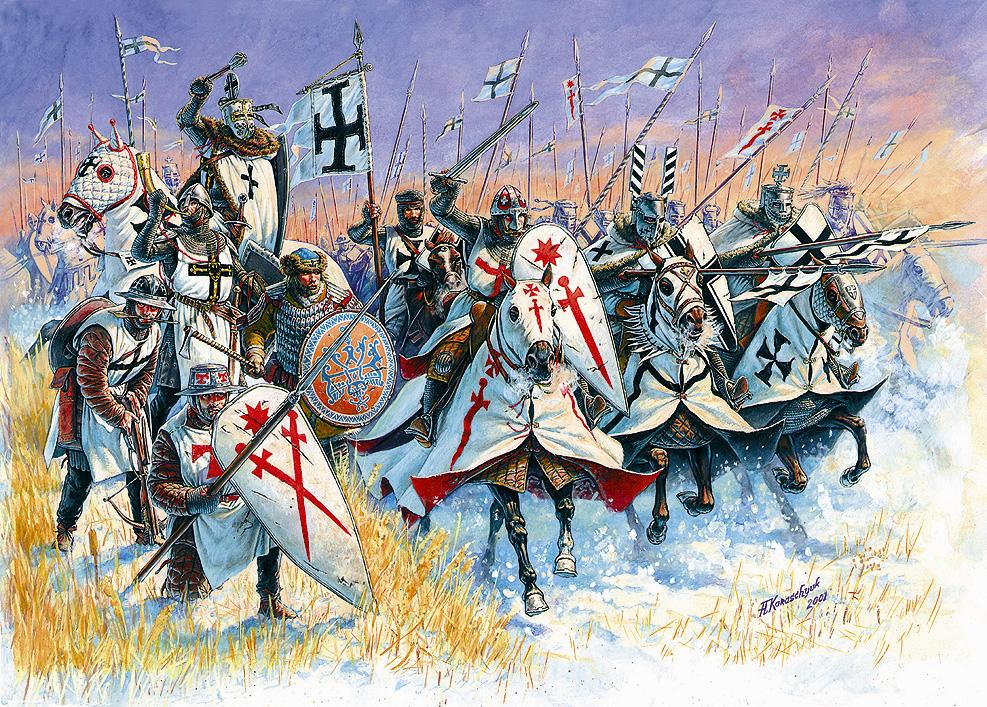Livonian Knights, XIII-XIV AD Livonian Knights, XIII-XIV AD von Zvezda