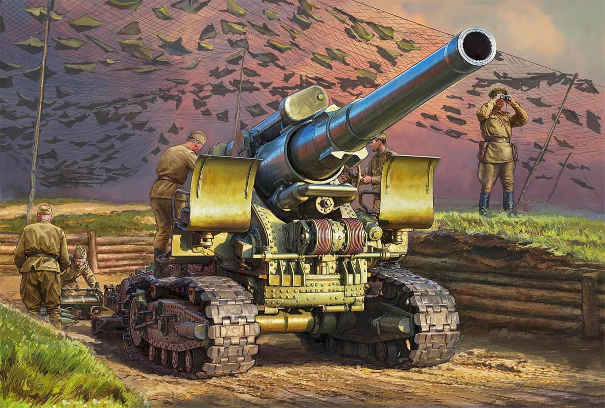 M1931 203 mm Haubitze B-4 M1931 203 mm Haubitze B-4 von Zvezda