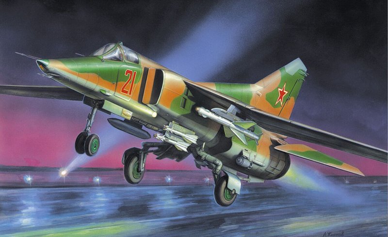 MIG-27 Soviet Fighter von Zvezda