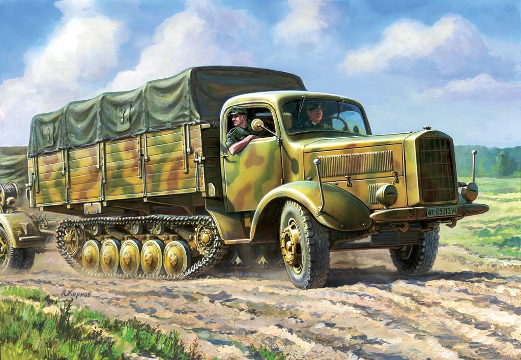 Maultier L-4500R German Halftrack Maultier L-4500R German Halftrack von Zvezda