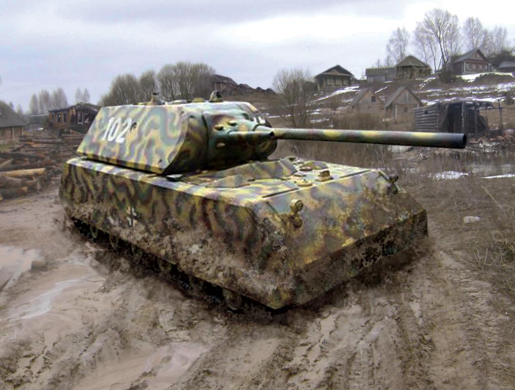 Maus German WWII SuperHeavyTank Maus German WWII SuperHeavyTank von Zvezda