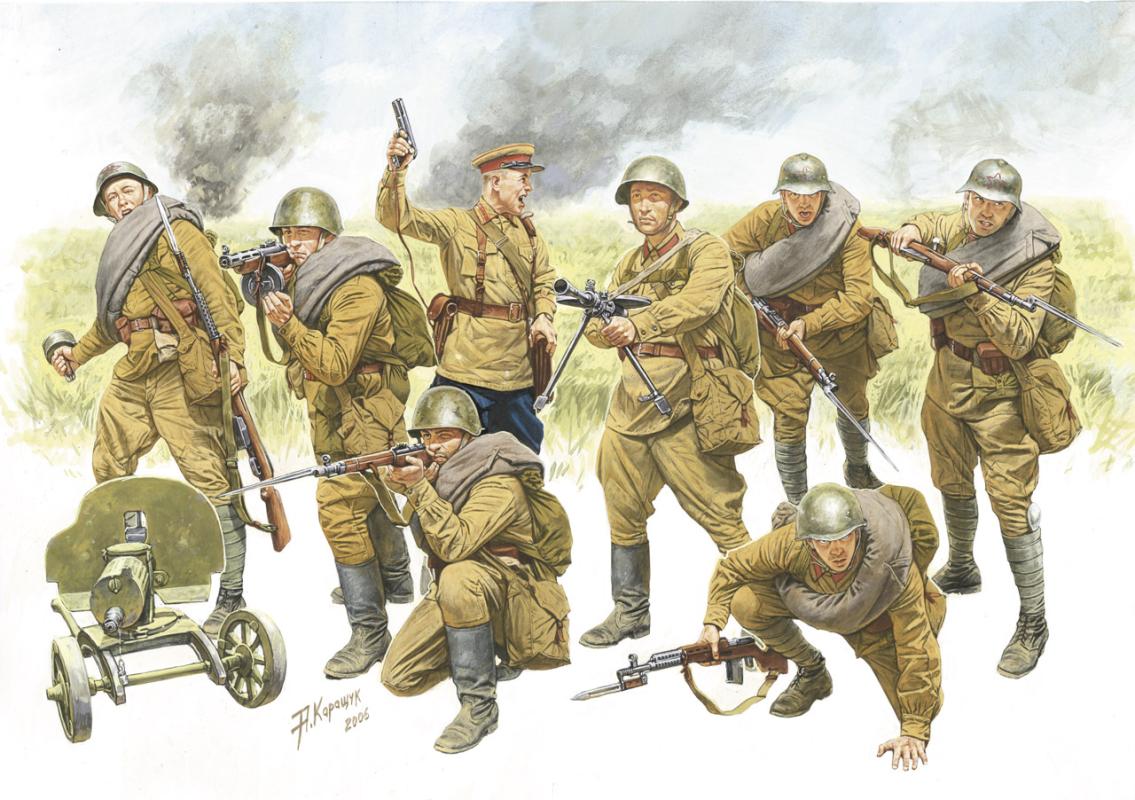 Rote Armee, Infanterie Rote Armee, Infanterie von Zvezda