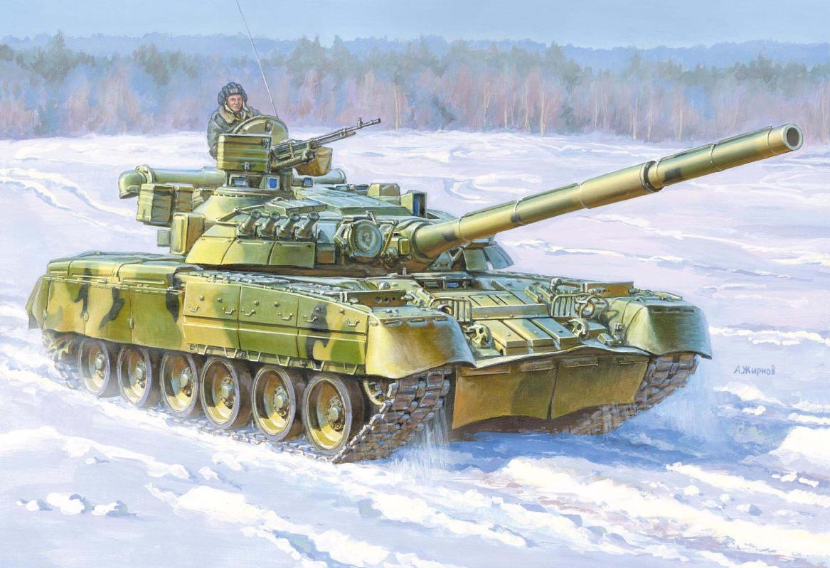 Russian main battle tank T-80UD WA Russian main battle tank T-80UD WA von Zvezda