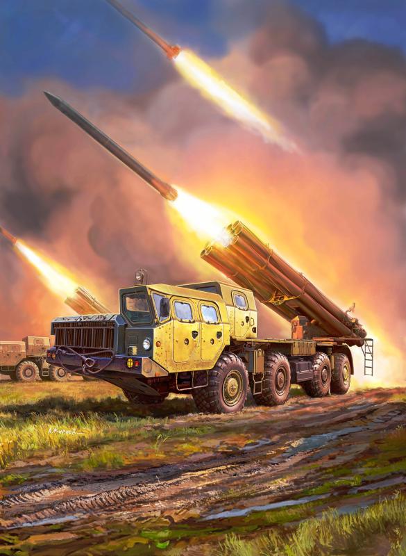 SMERCH, Mehrfachraketenstarter SMERCH, Mehrfachraketenstarter von Zvezda