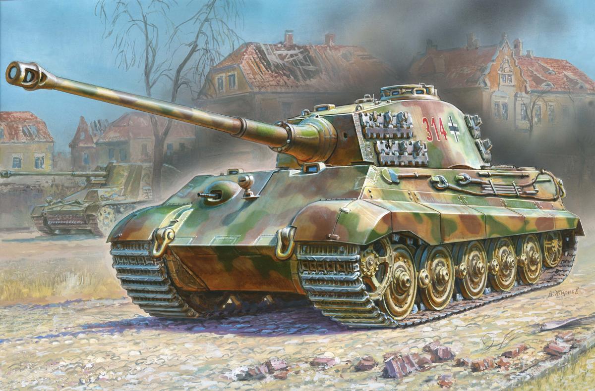 Sd.Kfz.182 Kingtiger Henschel Turret Sd.Kfz.182 Kingtiger Henschel Turret von Zvezda