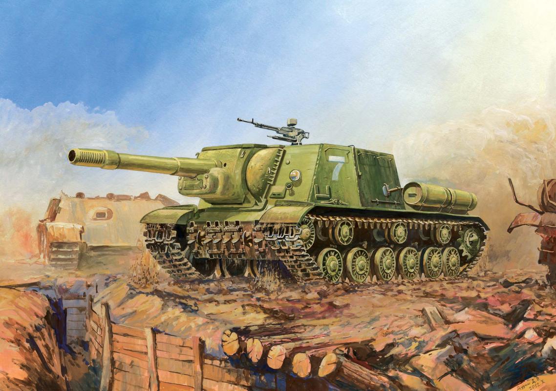 Soviet Self-Propelled Gun ISU-152 Soviet Self-Propelled Gun ISU-152 von Zvezda