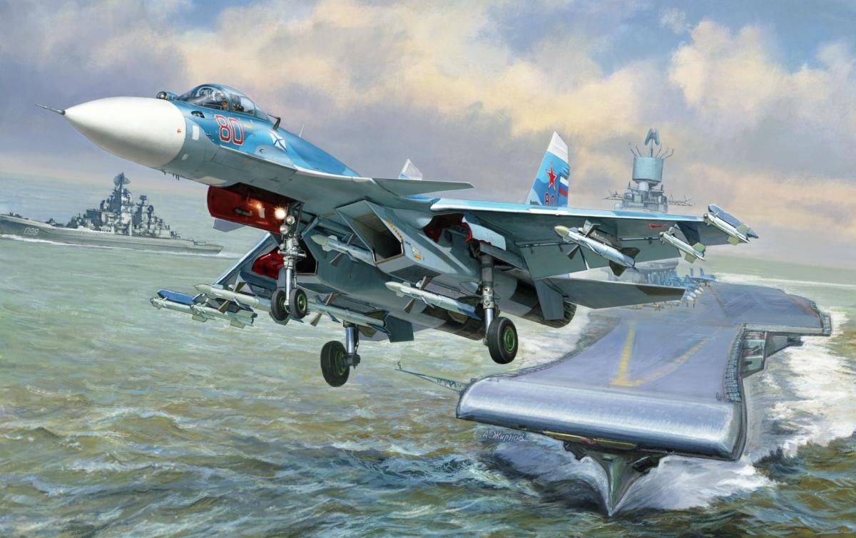 Sukkoi SU-33 Russian Naval Fighter Sukkoi SU-33 Russian Naval Fighter von Zvezda