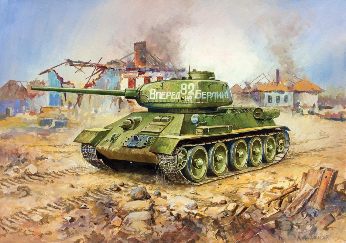 T-34/85 Soviet Medium Tank WWII T-34/85 Soviet Medium Tank WWII von Zvezda