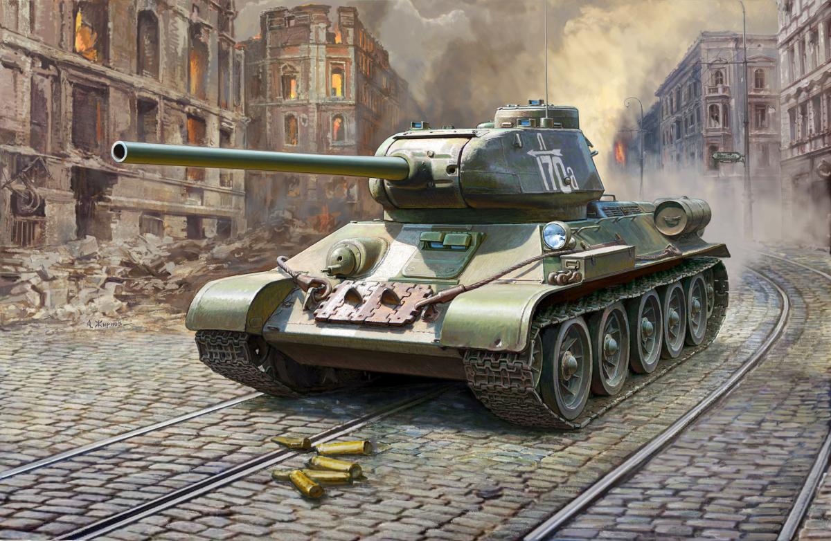 T-34/85 Soviet medium tank T-34/85 Soviet medium tank von Zvezda