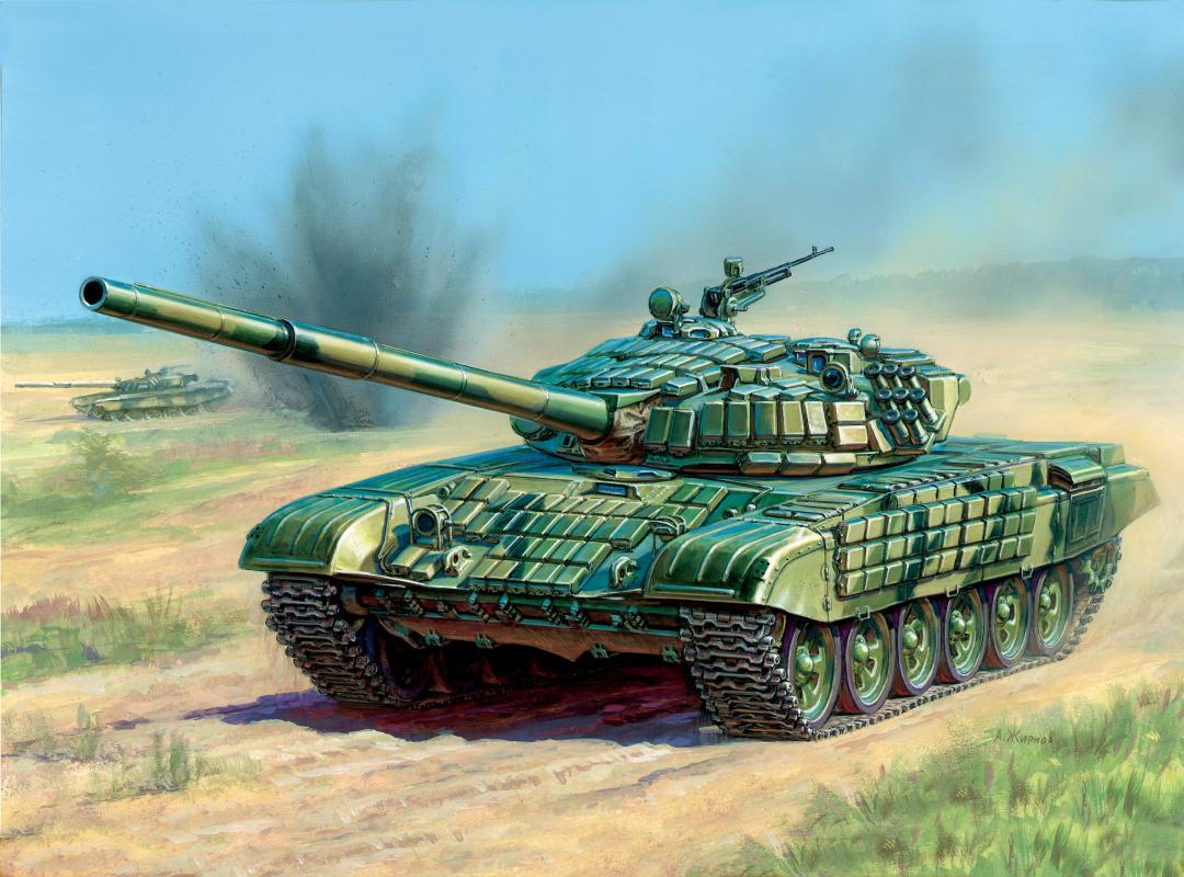 T-72 Russischer Panzer T-72 Russischer Panzer von Zvezda