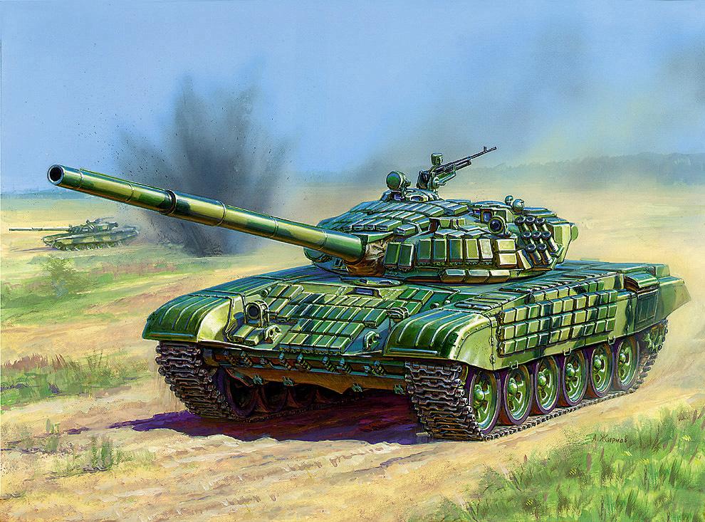 T-72 w/ERA T-72 w/ERA von Zvezda