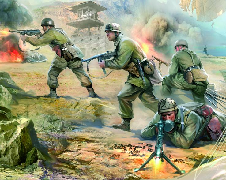 WWII Deutsche Fallschirmjäger WWII Deutsche Fallschirmjäger von Zvezda