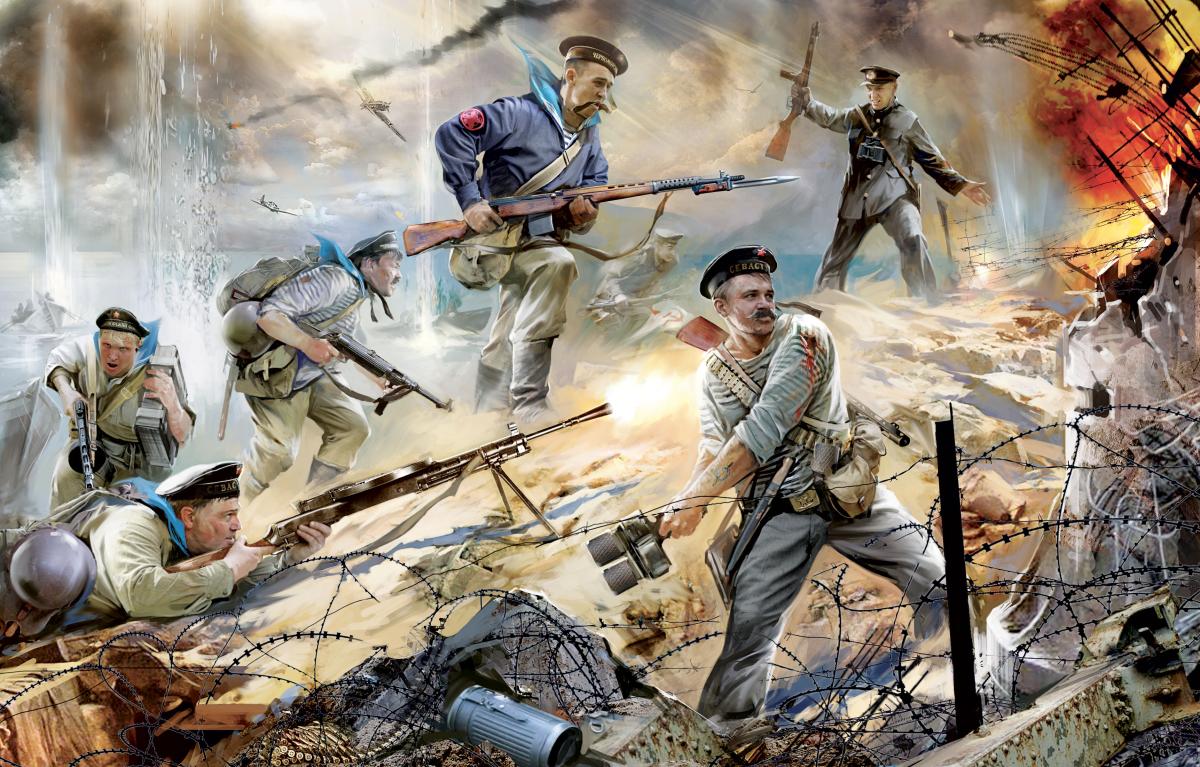 WWII Figuren-Set - Russische Marine Infanterie WWII Figuren-Set - Russische Marine Infanterie von Zvezda