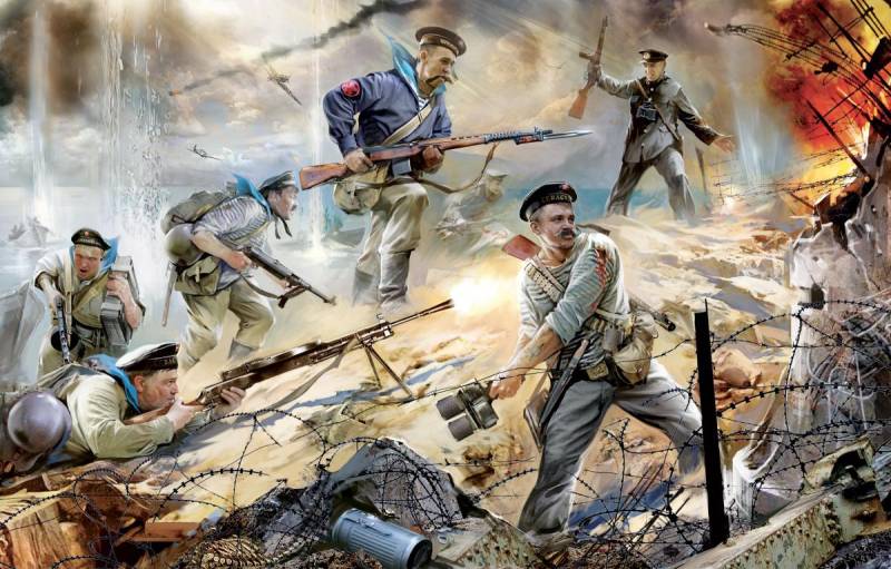 WWII Figuren-Set - Russische Marine Infanterie WWII Figuren-Set - Russische Marine Infanterie von Zvezda