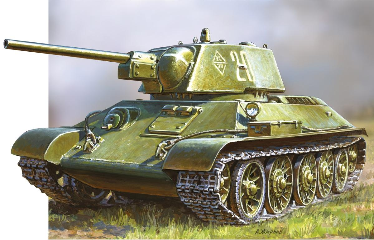 WWII Rus. KPz T34/76 Snap-Fit WWII Rus. KPz T34/76 Snap-Fit von Zvezda