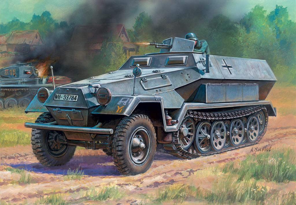WWII Wargame AddOn Sd.Kfz.251/1B WWII Wargame AddOn Sd.Kfz.251/1B von Zvezda