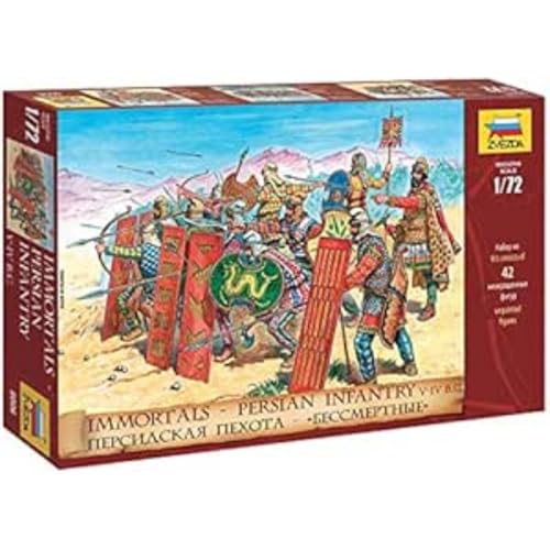 ZVEZDA 500788006-1:72 Persian Infantry - Plastikbausatz - Modellbausatz - Zusammenbauen - Bausatz - für Einsteiger - detailliert ZVEZDA 500788006-1:72 Persian Infantry - Plastikbausatz - Modellbausatz - Zusammenbauen - Bausatz - für Einsteiger - detailliert von Zvezda