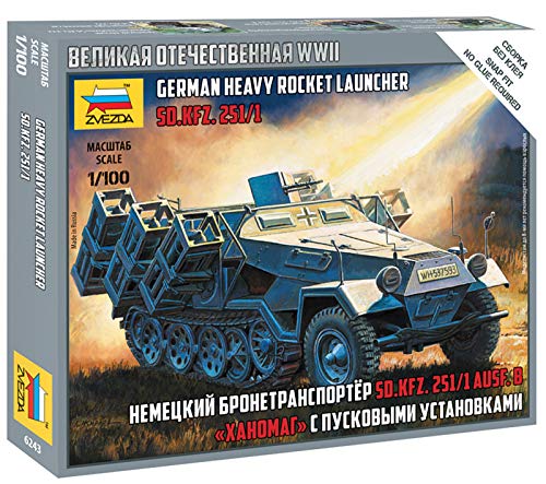 Zvezda 1/100 Sd.Kfz.251/1 AUSF.B Stuka zu Fuss von Zvezda