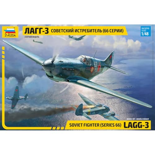 Zvezda - 1/48 Lavochkin LaGG-3 - Plastik-Modellbau - Maßstab: 1:48 von Zvezda