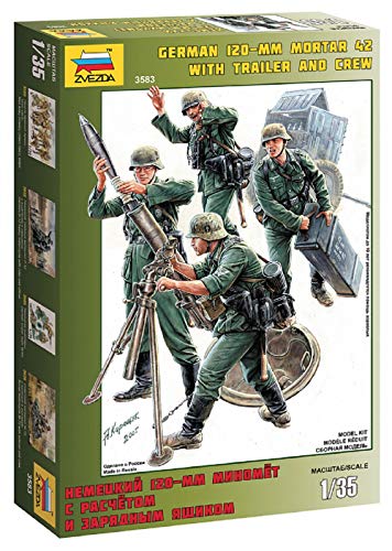 Zvezda 500783583 - Figuren-Set - 1:35 WWII Dt.Mörser-Trupp(4) 42 Zvezda 500783583 - Figuren-Set - 1:35 WWII Dt.Mörser-Trupp(4) 42 von Zvezda