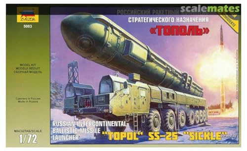 Zvezda 500785003-1:72 Topol M Rakete Werfer, Unlackiert Zvezda 500785003-1:72 Topol M Rakete Werfer, Unlackiert von Zvezda