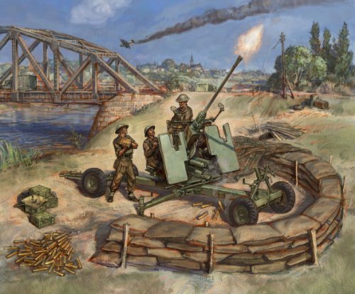 Zvezda 500786170-1:72 Britische Bofors 40 mm Mk-2 Flak von Zvezda