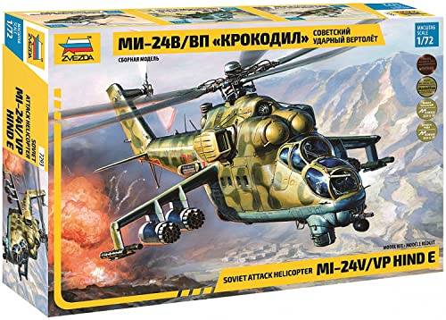 Zvezda 500787293-1:72 Helikopter Mi-24V - Hind C, Grün, Blau, Schwarz Zvezda 500787293-1:72 Helikopter Mi-24V - Hind C, Grün, Blau, Schwarz von Zvezda