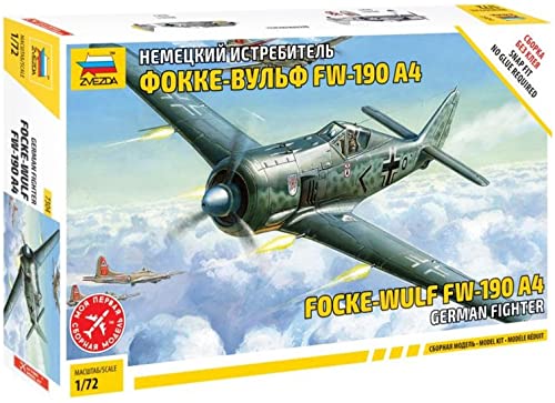 Zvezda 500787304-1:72 WWII Deutsche Jagdflugzeug Focke Wulf 190A4 Zvezda 500787304-1:72 WWII Deutsche Jagdflugzeug Focke Wulf 190A4 von Zvezda