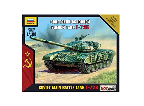 Zvezda 500787400-1:100 T-72 Russischer Panzer von GSI Creos