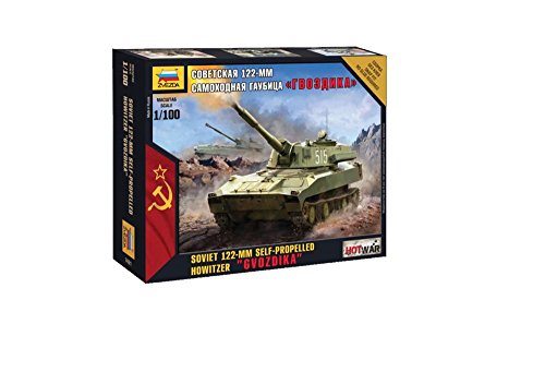 Zvezda 500787421-1:100 Soviet Self Propelled 122 mm GVOZDIKA von GSI Creos