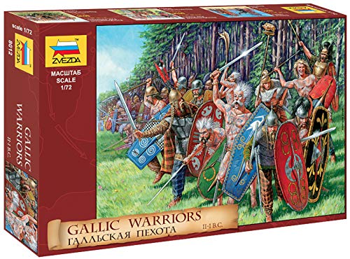 Zvezda 500788012-1:72 Gallic Infantry (WA) - Plastikbausatz - Modellbausatz - Zusammenbauen - Bausatz - für Einsteiger - detailliert von Zvezda