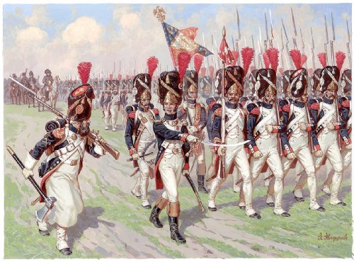 Zvezda 500788030-1:72 French Emperors 1805-1815, Blau/Rot/Weiß von Zvezda