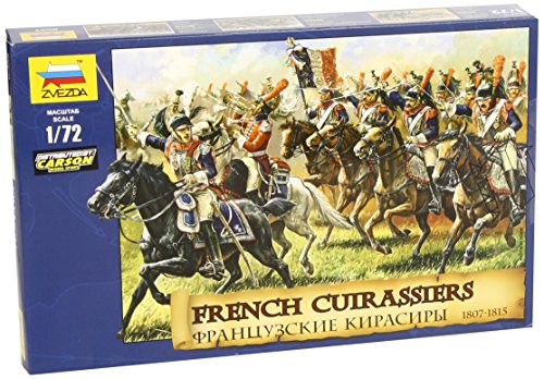 Zvezda 500788037-1:72 Historische Figuren-Set Französiche Kürassier 1812 von GSI Creos