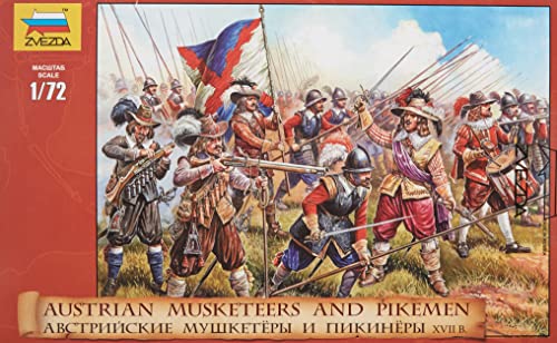 Zvezda 500788061-1:72 Austrian Musketeers and Pikemen 17th Century Zvezda 500788061-1:72 Austrian Musketeers and Pikemen 17th Century von Zvezda