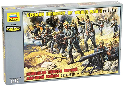 Zvezda 500788083-1:72 WW I Figuren-Set Deutsche Infanterie Zvezda 500788083-1:72 WW I Figuren-Set Deutsche Infanterie von Zvezda
