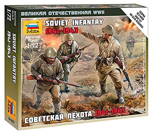 Zvezda 1/72 WWII sowjetische Infanterie 1941 Zvezda 1/72 WWII sowjetische Infanterie 1941 von Zvezda
