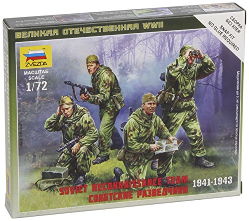 Zvezda – Z6137 – Modellbau – Sowjetisches Erkundungsteam – Maßstab 1:72 von Zvezda
