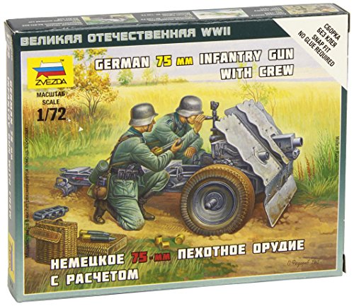 Zvezda 1/72 deutsches 75 mm Infanterie-Geschütz Zvezda 1/72 deutsches 75 mm Infanterie-Geschütz von Zvezda