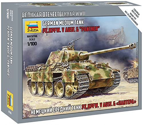Zvezda 1/100 Pz.Kpfw.V Panther AUSF.A, Non Renseigné, Medium von Zvezda
