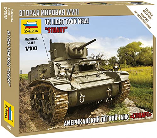 Zvezda 1/100 Stuart US-Tank Zvezda 1/100 Stuart US-Tank von Zvezda