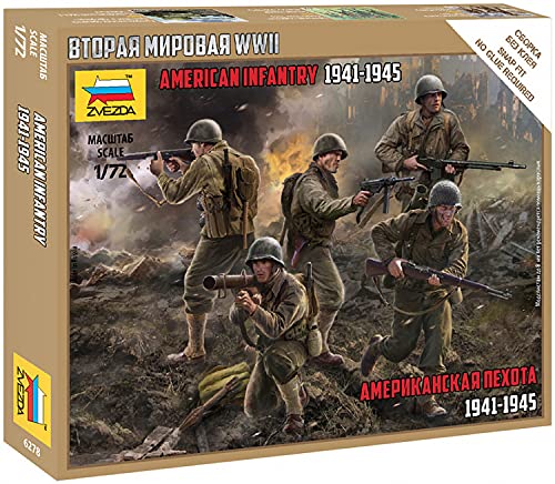 Zvezda 1/72 WWII US-Infanterie, Mittel Zvezda 1/72 WWII US-Infanterie, Mittel von Zvezda