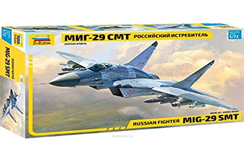 ZVEZDA 500787309 - 1:72 MIG-29SMT, Modellbau, Bausatz, Standmodellbau, Hobby, Basteln, Plastikbausatz, Unlackiert von Zvezda