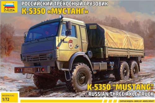 Zvezda - 1/72 Kamaz-530 Mustang Truck - Plastikmodellbausatz von Zvezda