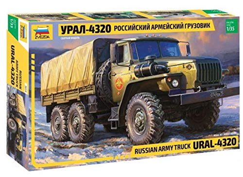 Zvezda Z3654 Ural 4320 Truck KIT 1:35 MODELLINO Model kompatibel mit von Zvezda