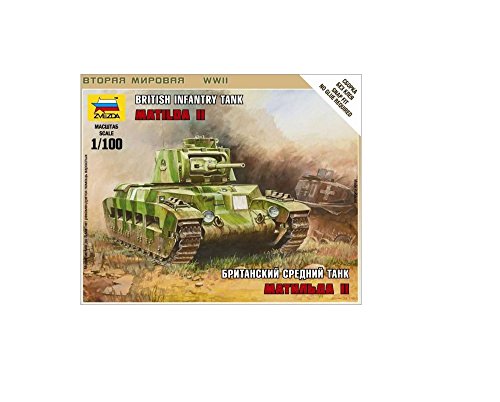 Zvezda – Z6171 – Modellbau – Sturmpanzer – Britischer Panzer Matilda WK1 Zvezda – Z6171 – Modellbau – Sturmpanzer – Britischer Panzer Matilda WK1 von Zvezda
