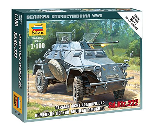 Zvezda – Z6157 – Modellbau – Panzer Sturmgewehr – Sd. kfz. 222 Zvezda – Z6157 – Modellbau – Panzer Sturmgewehr – Sd. kfz. 222 von Zvezda