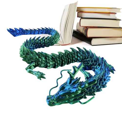Bewegliches Drachenspielzeug, Drachenfigur bedruckt, flexibles und bewegliches Spielzeug, Drachenfigur mit dynamischen Posen, chinesisches Drachenspielzeug-Ornament für von Zvn Zojne